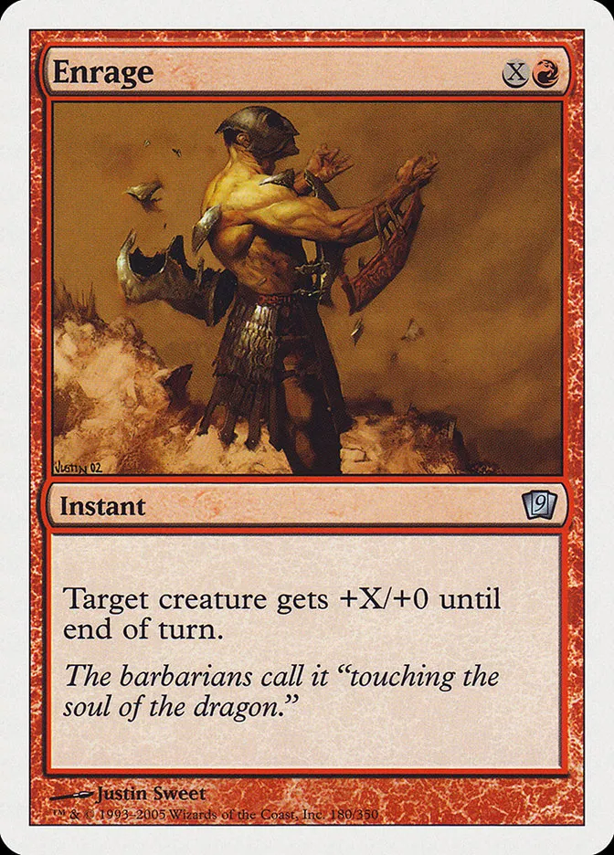 2005 Ninth Edition Enrage #180 uncommon card image
