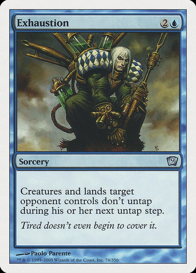 2005 Ninth Edition Exhaustion uncommon #76 uncommon card image