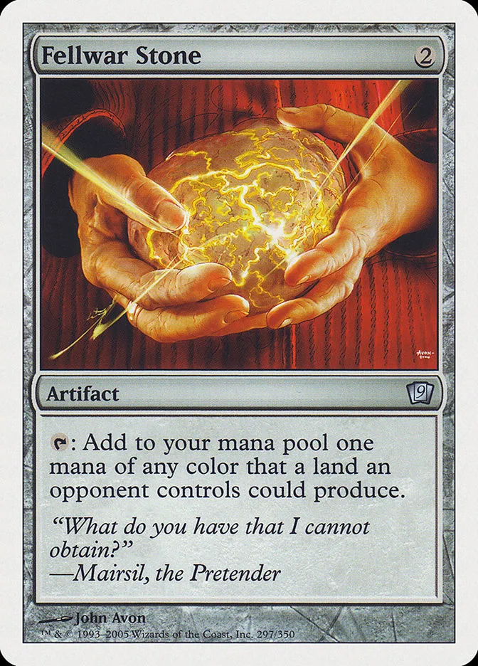 2005 Ninth Edition Fellwar Stone uncommon #297 uncommon card image