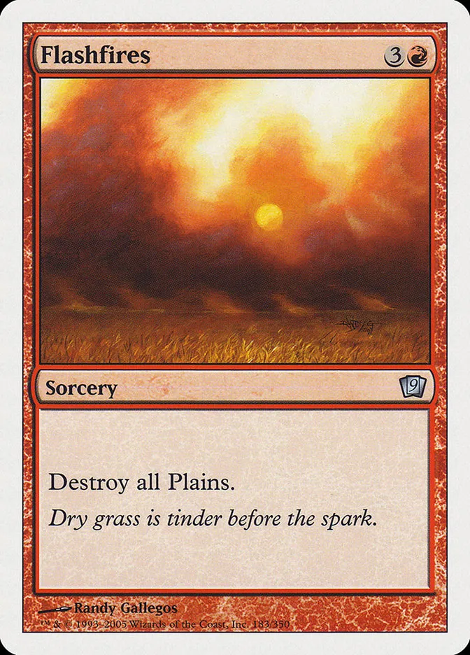 2005 Ninth Edition Flashfires uncommon #183 uncommon card image