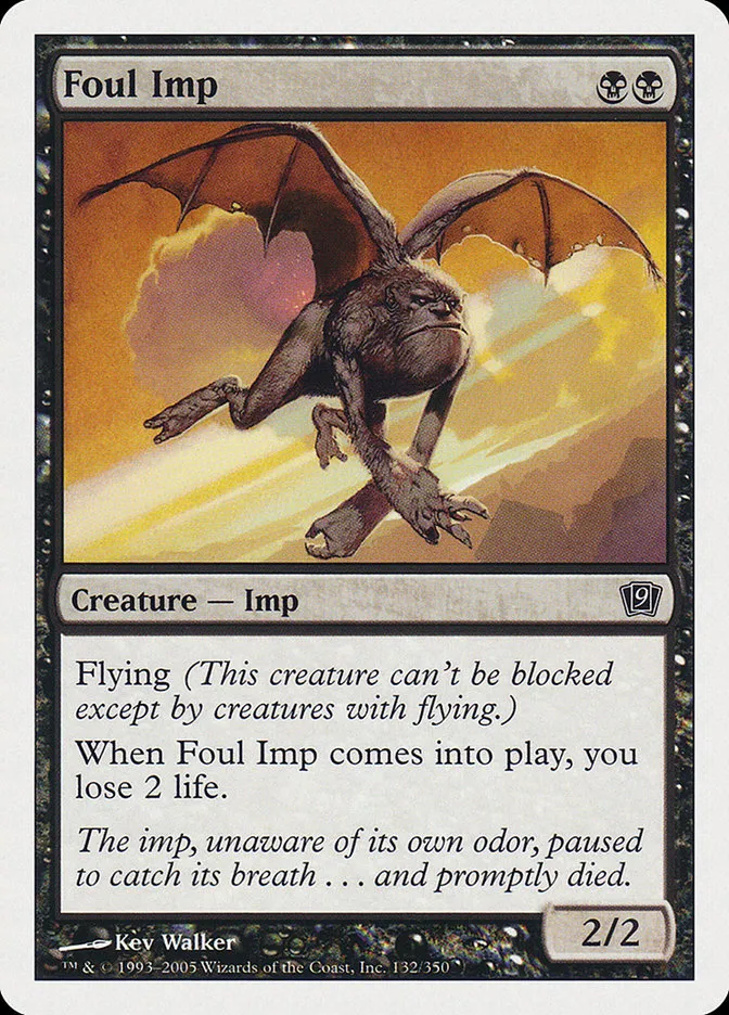 2005 Ninth Edition Foul Imp common #132 common card image