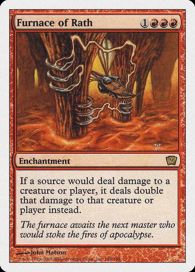 2005 Ninth Edition Furnace of Rath #188 rare card image