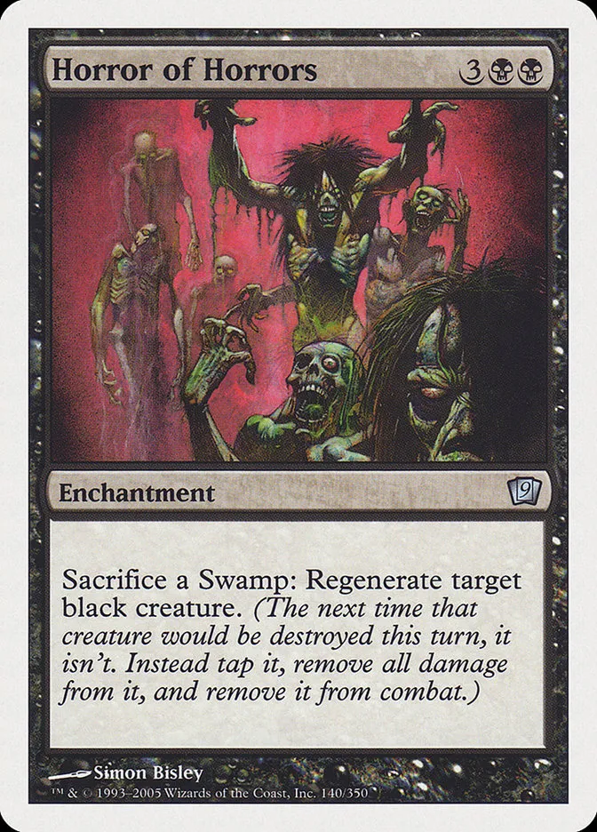 2005 Ninth Edition Horror of Horrors #140 uncommon card image