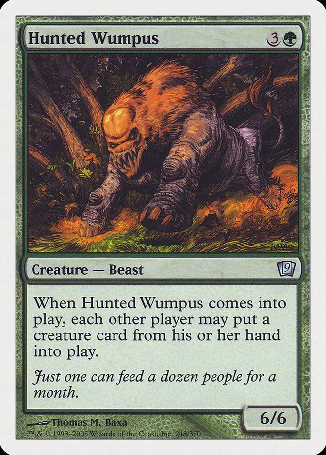 2005 Ninth Edition Hunted Wumpus #248 uncommon card image