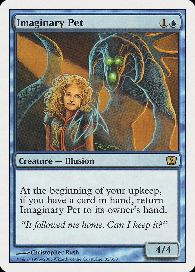 2005 Ninth Edition Imaginary Pet rare #82 rare card image