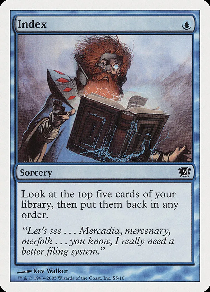 2005 Ninth Edition Index common #S5 common card image