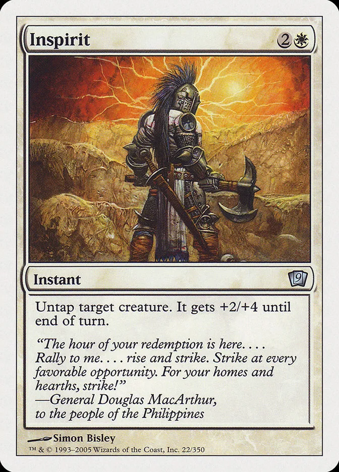 2005 Ninth Edition Inspirit uncommon #22 uncommon card image