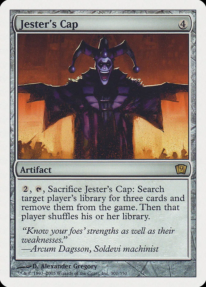 2005 Ninth Edition Jester's Cap rare #301 rare card image