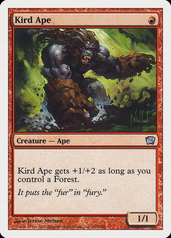 2005 Ninth Edition Kird Ape #199 uncommon card image