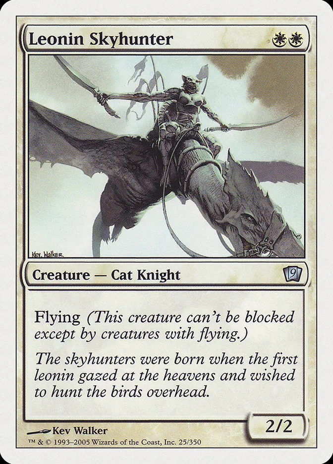 2005 Ninth Edition Leonin Skyhunter uncommon #25 uncommon card image