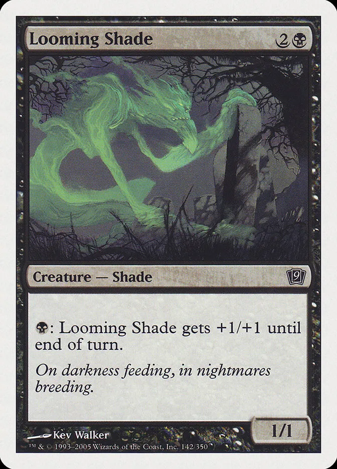 2005 Ninth Edition Looming Shade common #142 common card image