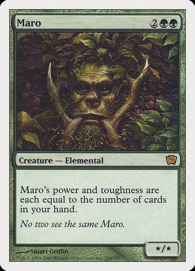 2005 Ninth Edition Maro #254 rare card image