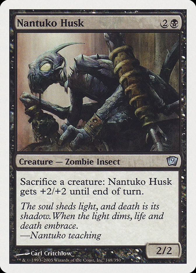 2005 Ninth Edition Nantuko Husk #148 uncommon card image