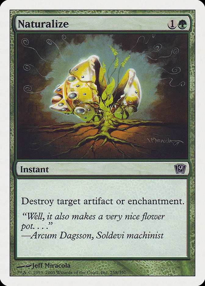 2005 Ninth Edition Naturalize common #258 common card image