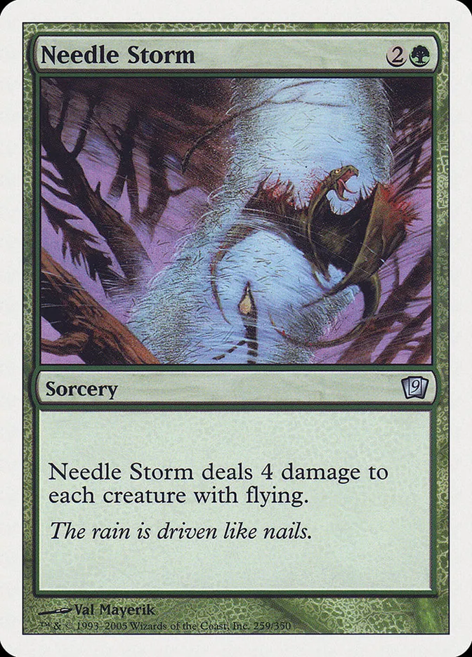 2005 Ninth Edition Needle Storm uncommon #259 uncommon card image