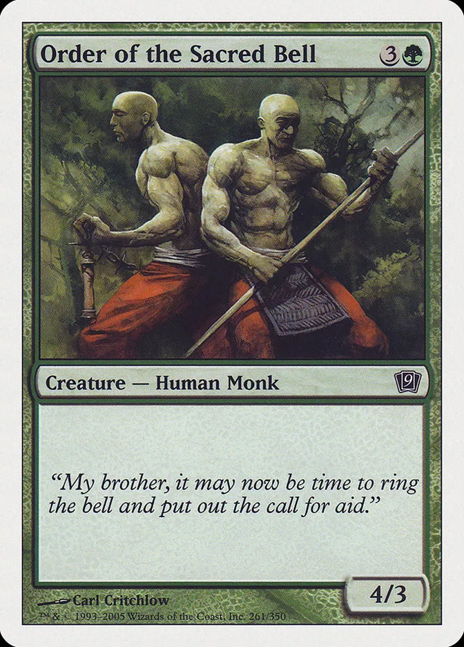 2005 Ninth Edition Order of the Sacred Bell #261 common card image