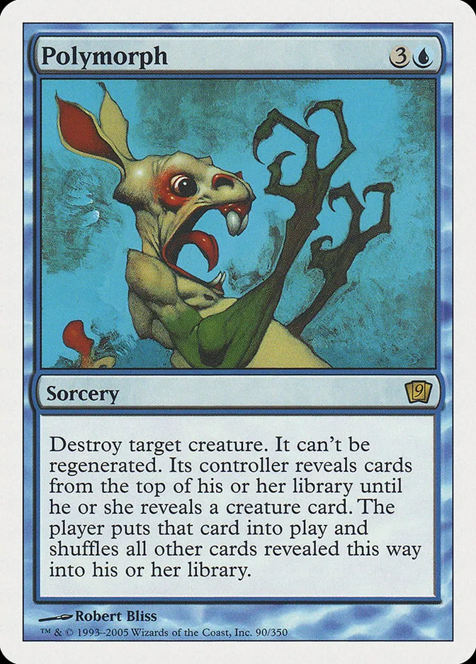 2005 Ninth Edition Polymorph rare #90 rare card image
