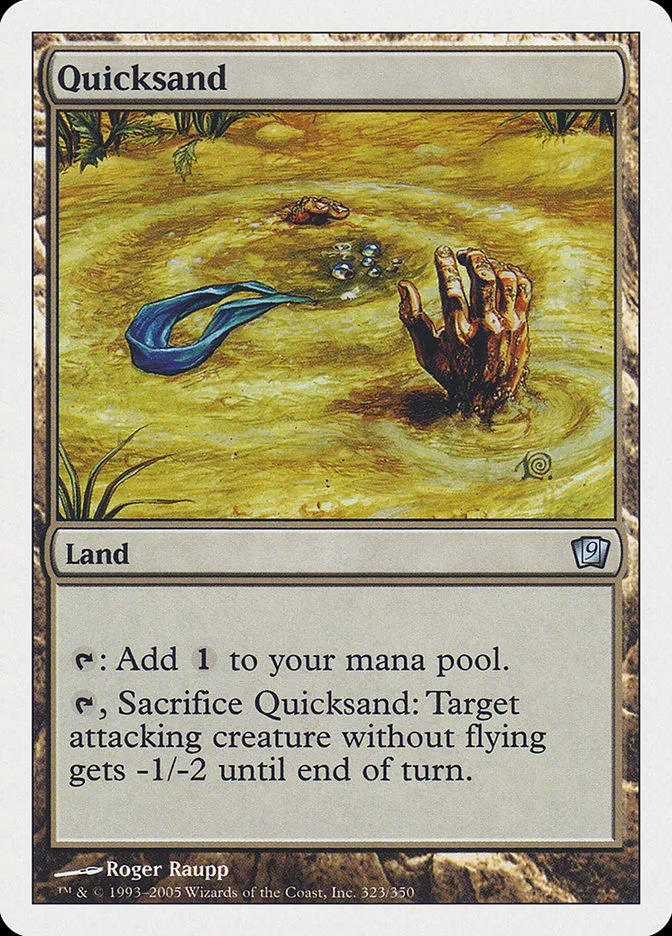 2005 Ninth Edition Quicksand uncommon #323 uncommon card image