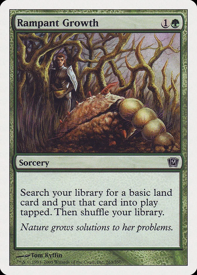 2005 Ninth Edition Rampant Growth common #263 common card image