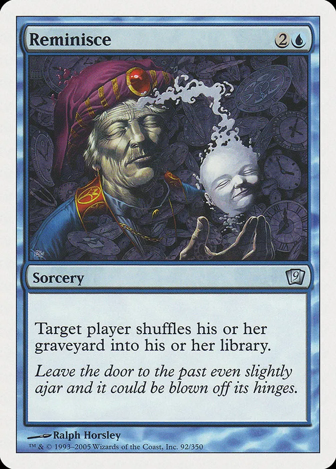 2005 Ninth Edition Reminisce uncommon #92 uncommon card image