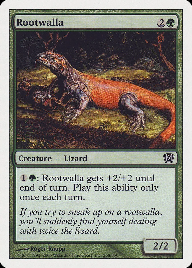 2005 Ninth Edition Rootwalla common #268 common card image