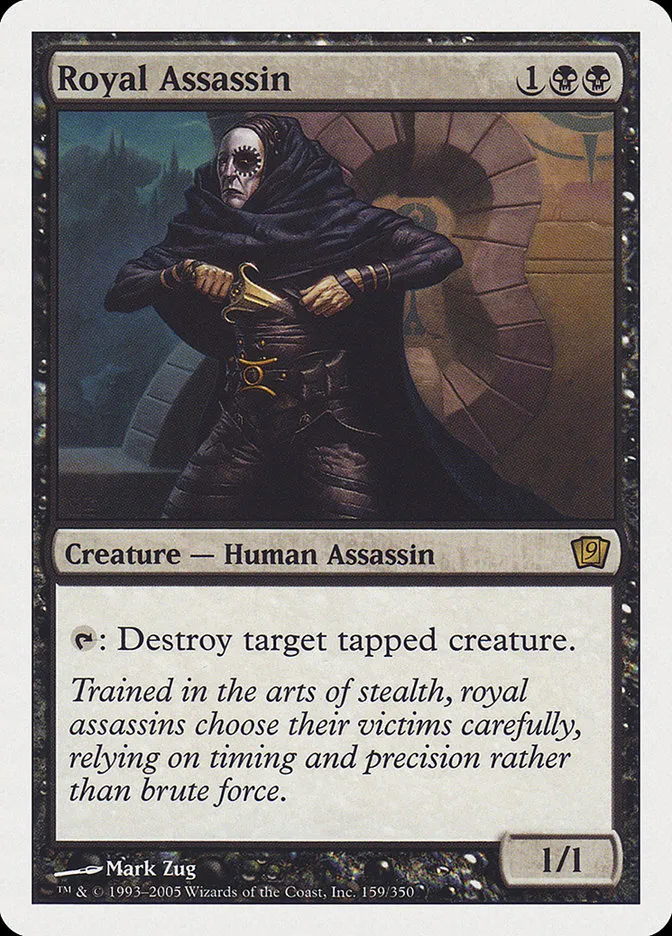 2005 Ninth Edition Royal Assassin #159 rare card image