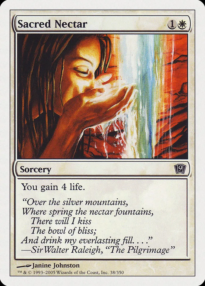 2005 Ninth Edition Sacred Nectar common #38 common card image