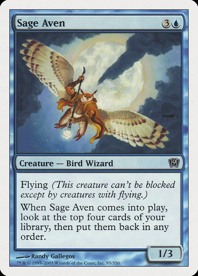 2005 Ninth Edition Sage Aven common #95 common card image