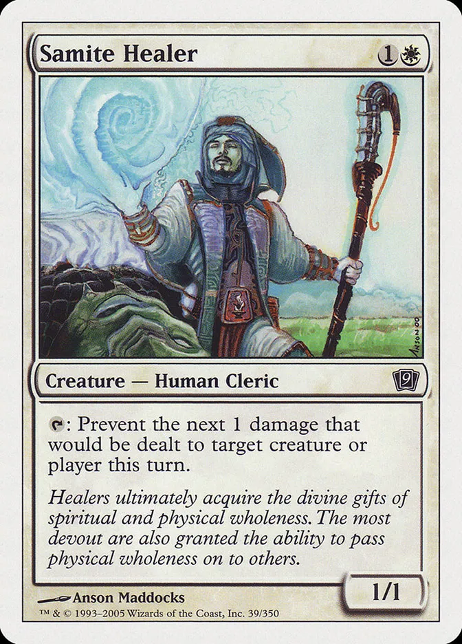 2005 Ninth Edition Samite Healer common #39 common card image