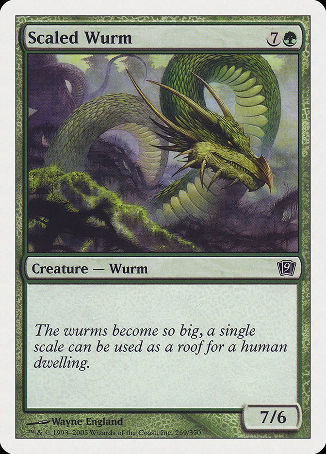2005 Ninth Edition Scaled Wurm common #269 common card image