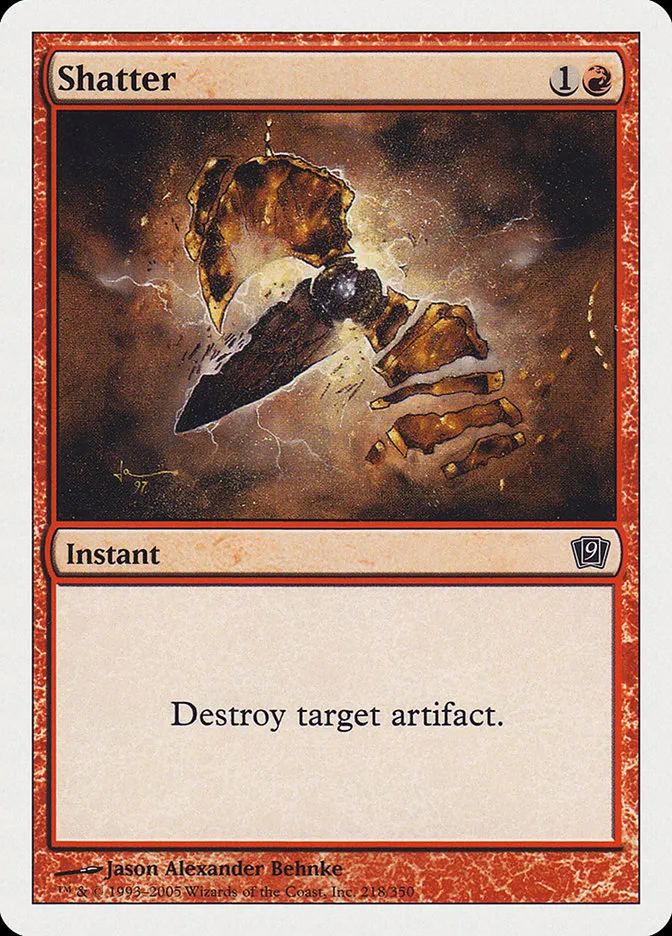 2005 Ninth Edition Shatter #218 common card image