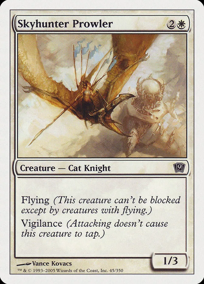 2005 Ninth Edition Skyhunter Prowler common #45 common card image