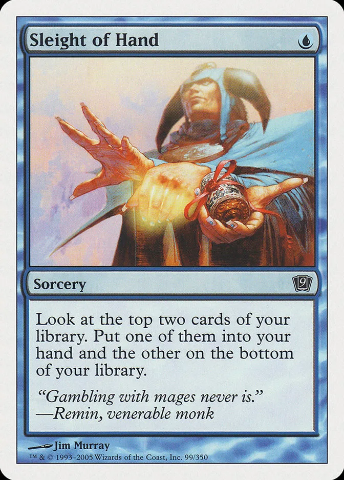 2005 Ninth Edition Sleight of Hand #99 common card image