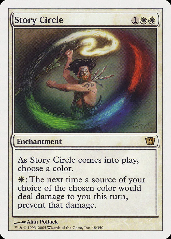 2005 Ninth Edition Story Circle #48 rare card image