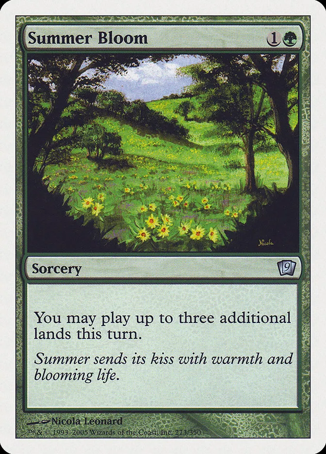 2005 Ninth Edition Summer Bloom uncommon #273 uncommon card image