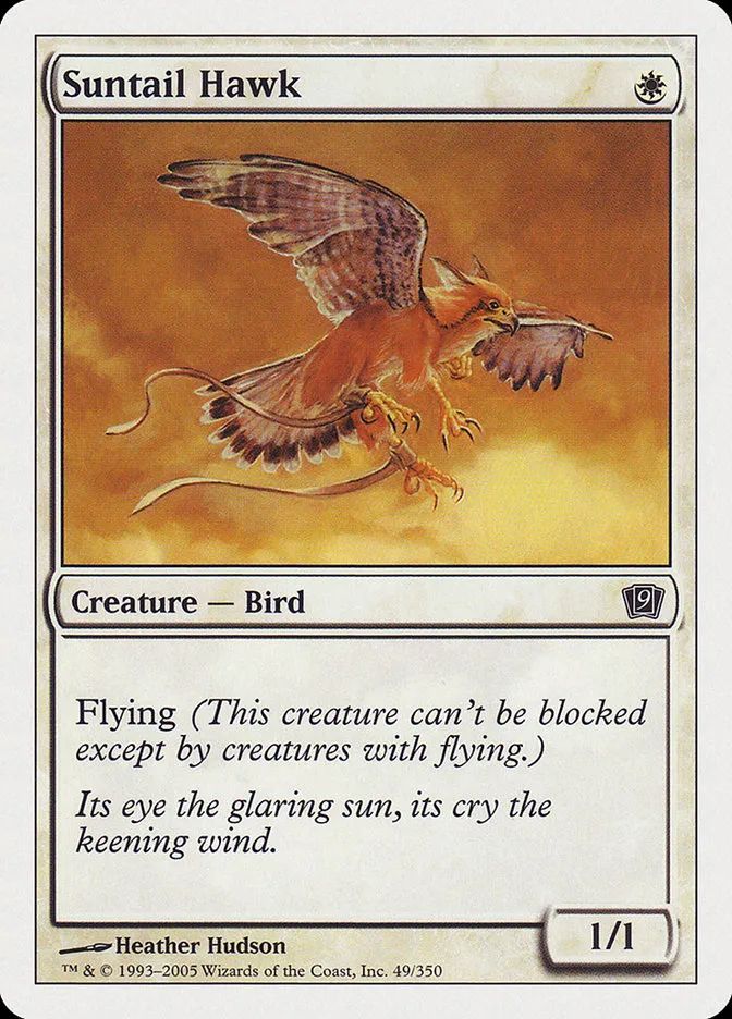 2005 Ninth Edition Suntail Hawk common #49 common card image