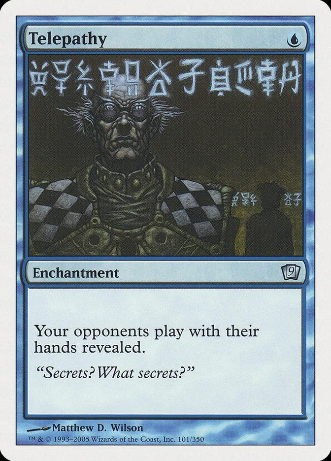 2005 Ninth Edition Telepathy uncommon #101 uncommon card image