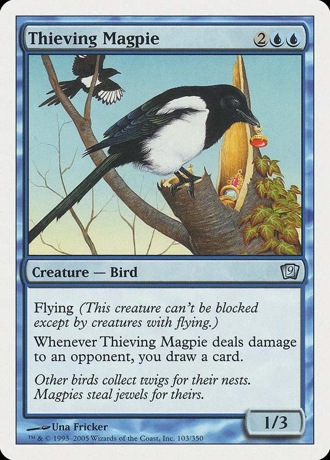 2005 Ninth Edition Thieving Magpie uncommon #103 uncommon card image