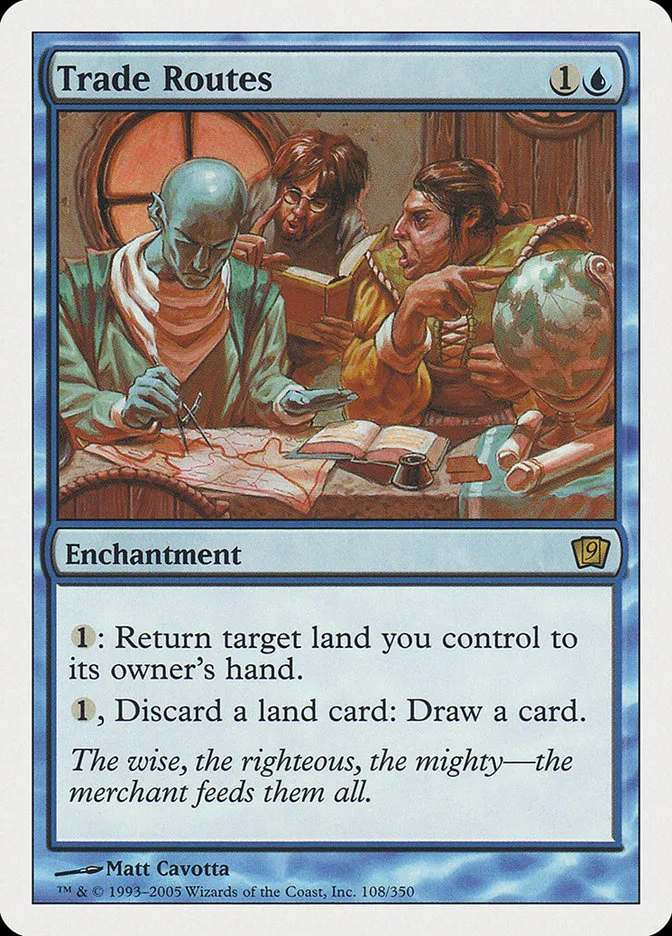 2005 Ninth Edition Trade Routes #108 rare card image