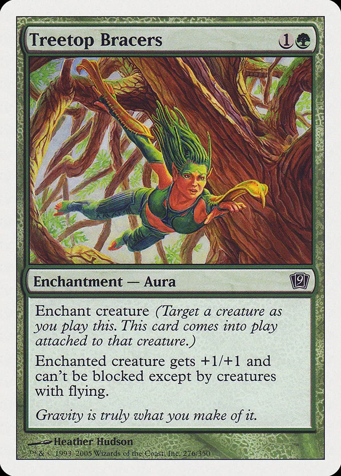 2005 Ninth Edition Treetop Bracers common #276 common card image