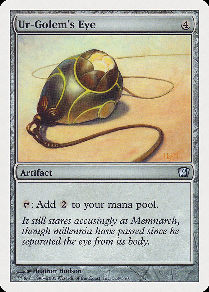 2005 Ninth Edition Ur-Golem's Eye uncommon #314 uncommon card image