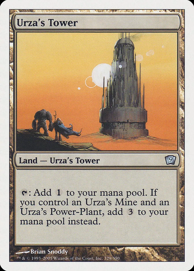 2005 Ninth Edition Urza's Tower uncommon #329 uncommon card image
