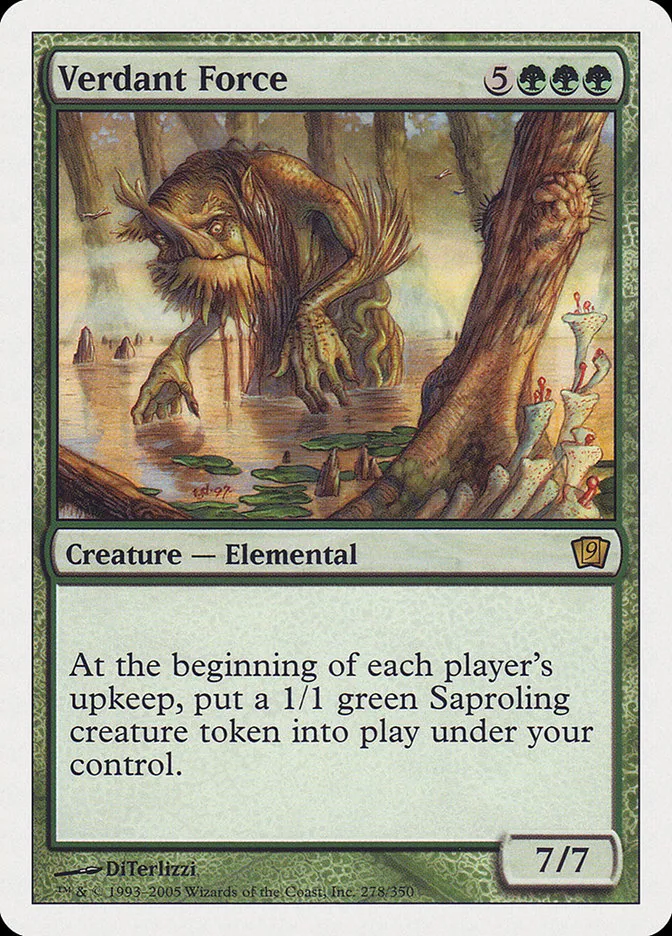 2005 Ninth Edition Verdant Force #278 rare card image