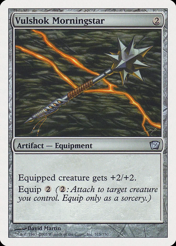 2005 Ninth Edition Vulshok Morningstar #315 uncommon card image