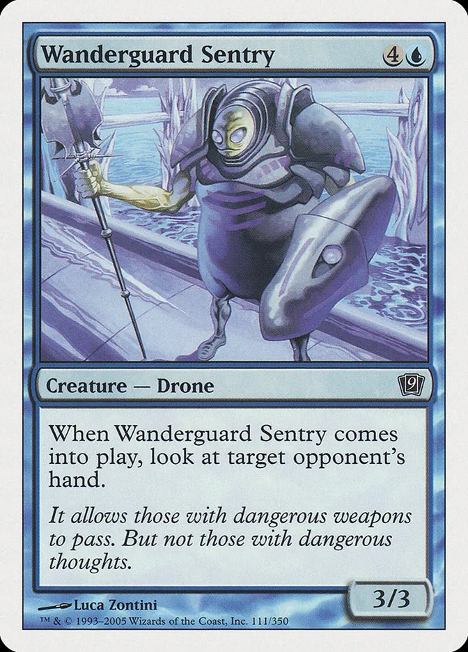 2005 Ninth Edition Wanderguard Sentry common #111 common card image
