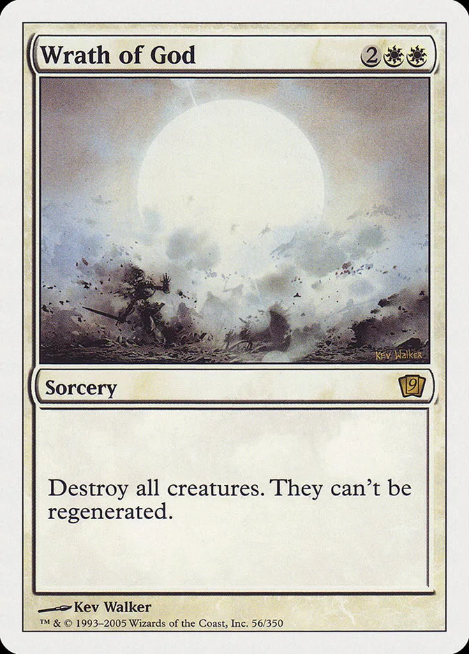 2005 Ninth Edition Wrath of God #56 rare card image