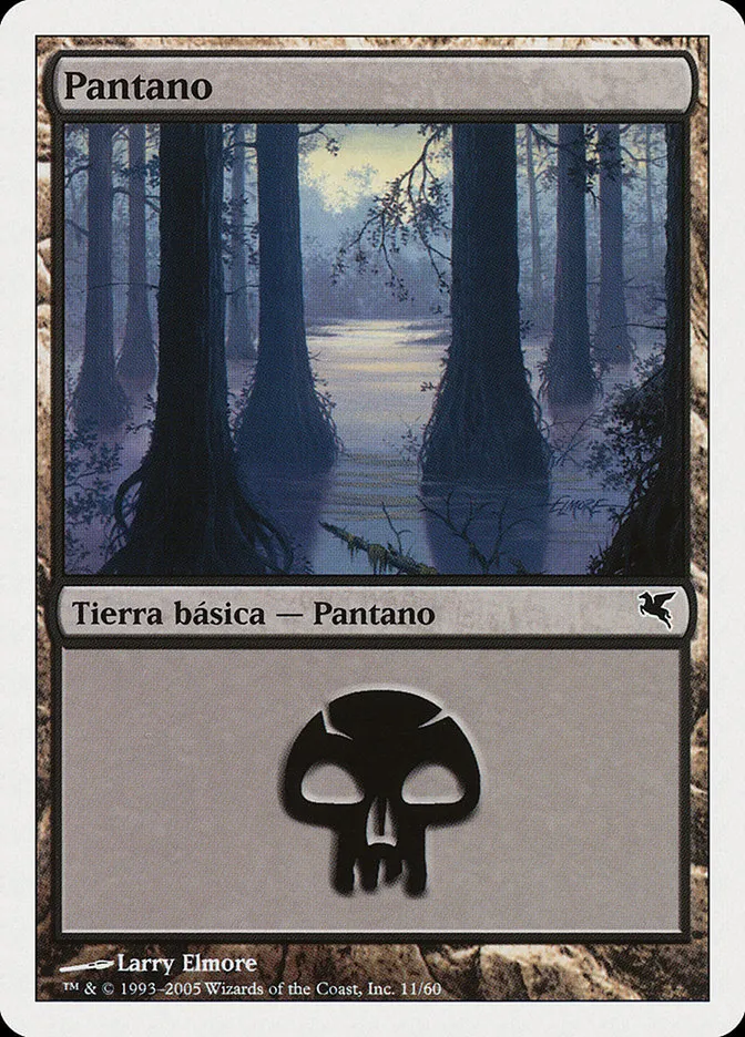 2005 Salvat 2005 Swamp common #A11 common card image