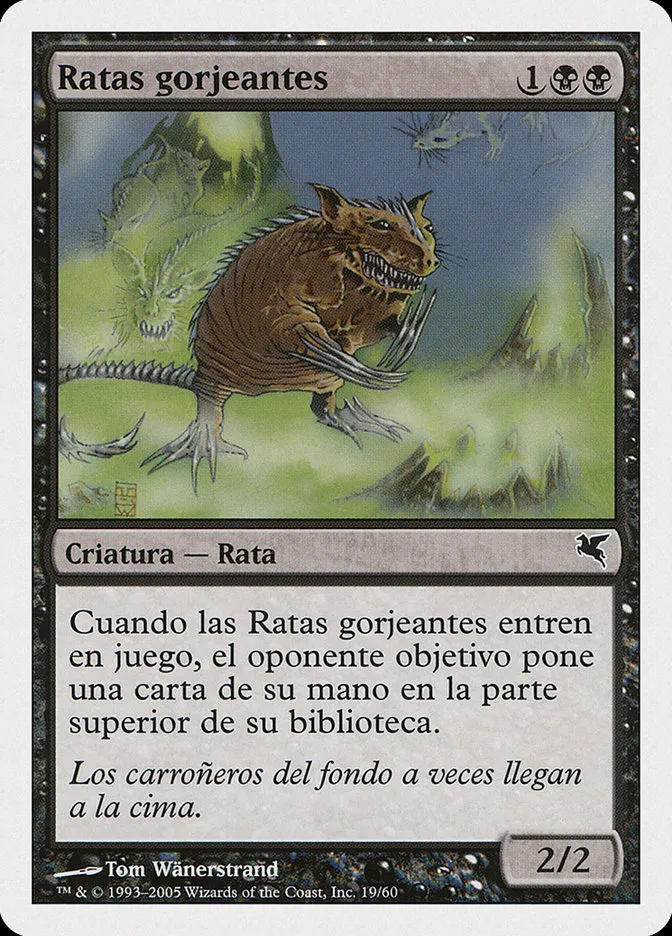 2005 Salvat 2005 Chittering Rats common #A19 common card image