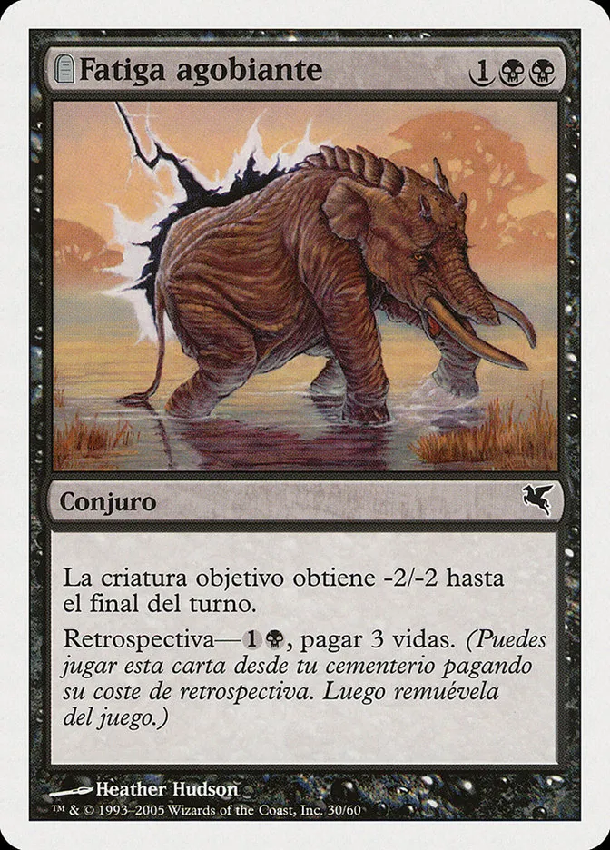2005 Salvat 2005 Crippling Fatigue common #A30 common card image