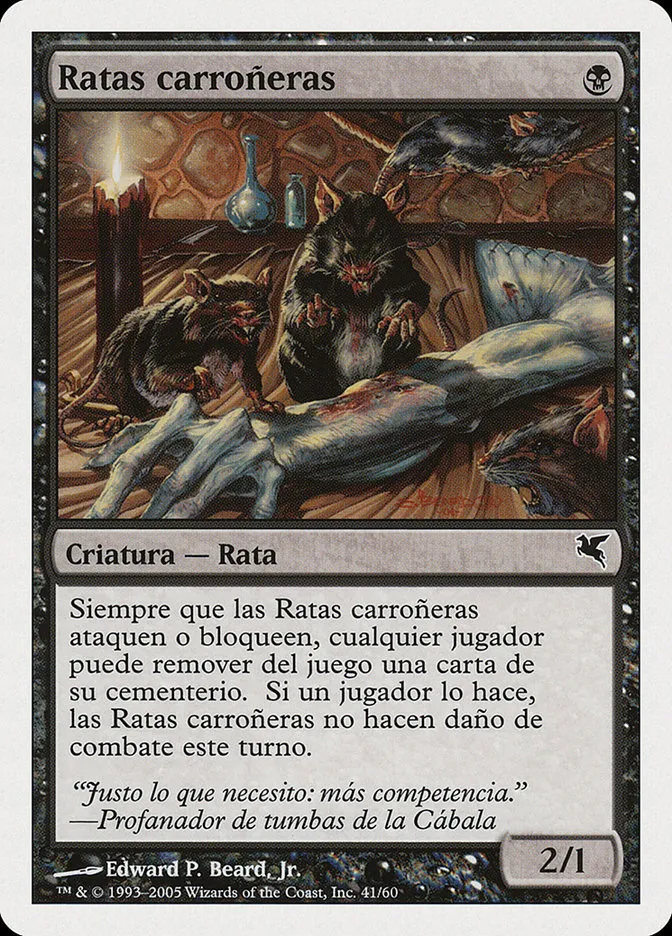 2005 Salvat 2005 Carrion Rats common #A41 common card image